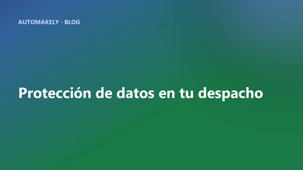 Protección de datos en administración de fincas: guía práctica con IA