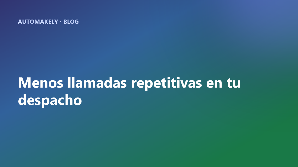 Cómo reducir las llamadas repetitivas en tu administración de fincas